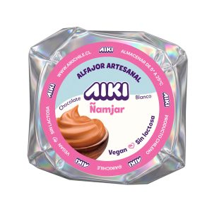 Aiki Chile Dulces Veganos Alfajor Artesanal Manjar Chocolate Blanco